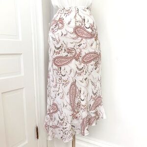 Vintage Y2K Slip Cut Asymmetrical Skirt